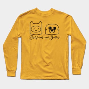 Finn and Jake, Best friends Long Sleeve T-Shirt